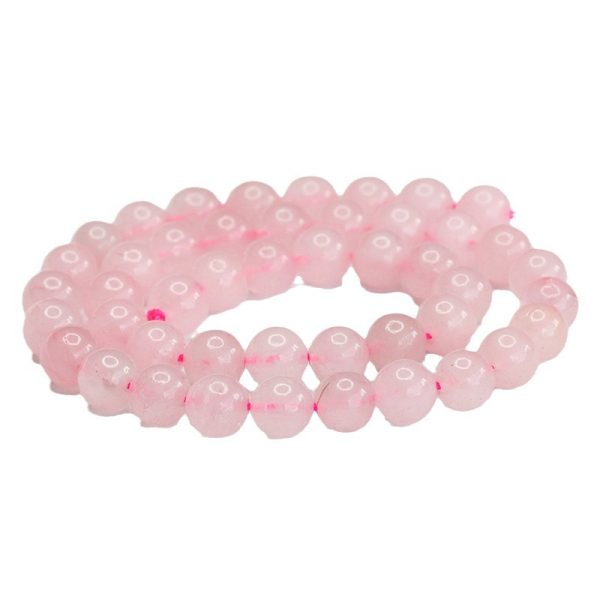 Rose Quartz Long Chain Beads - Image 2